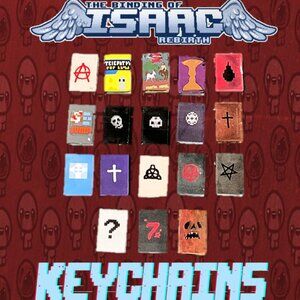 Binding of Isaac Book Keychains – Mini Tome Replicas(Sold Separately)